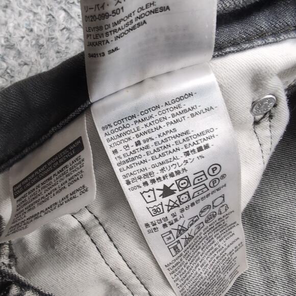 Levis 514 Jeans Men 33X30 Gray Classiccore Outdoor Chore Straight Leg Casual - Picture 4 of 10